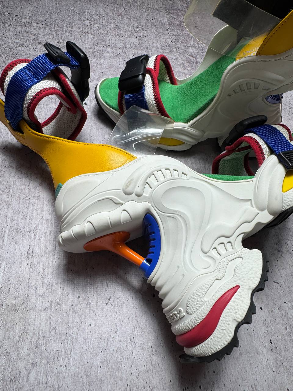 Dsquared2 ‘The Giant Sandal’ 2019 Runway Wedge Heels
