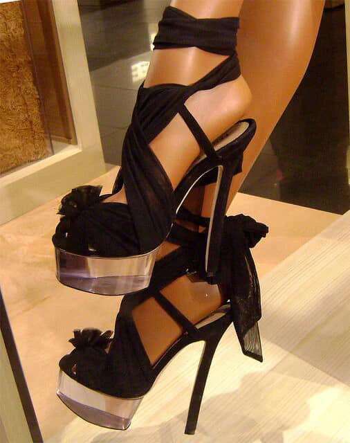 Fendi Cinderella Lucite SS10 Runway Heels 38/39