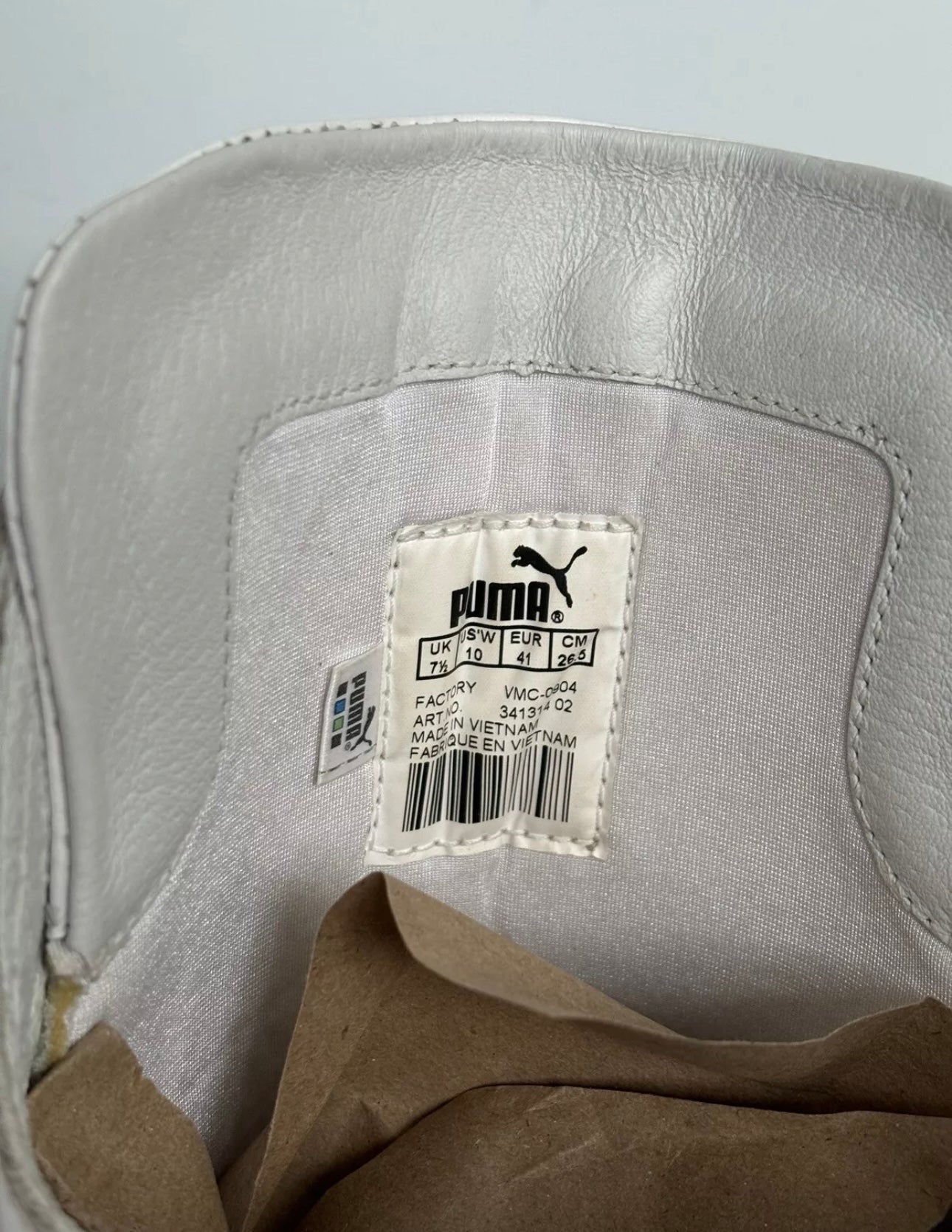 Rare Y2K Puma Mostro Alto White Vintage Knee High Boxing Boots US9.5/10 — 40/41EU