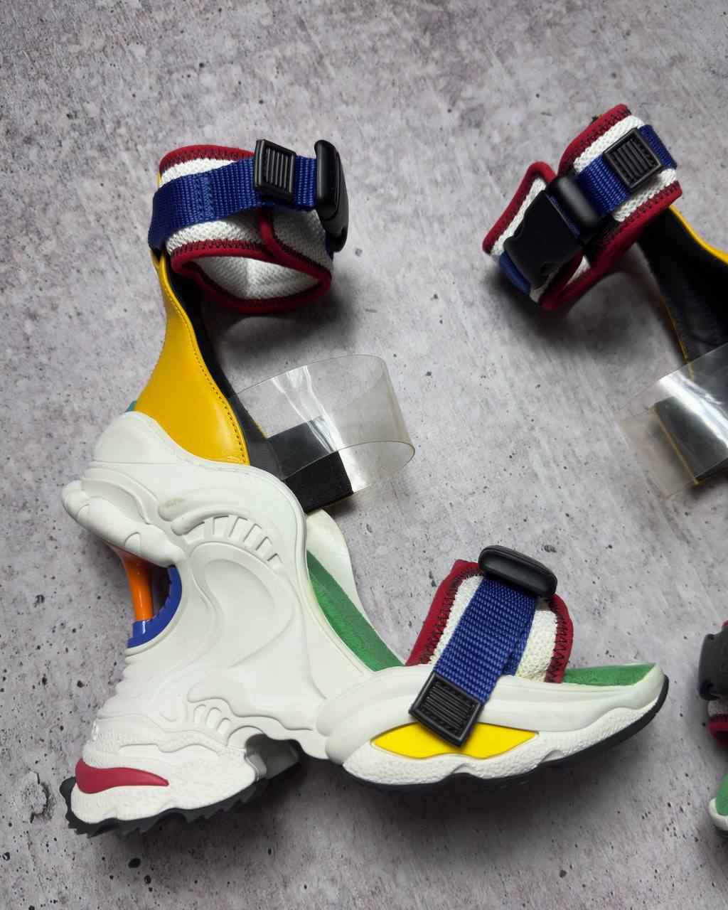 Dsquared2 ‘The Giant Sandal’ 2019 Runway Wedge Heels