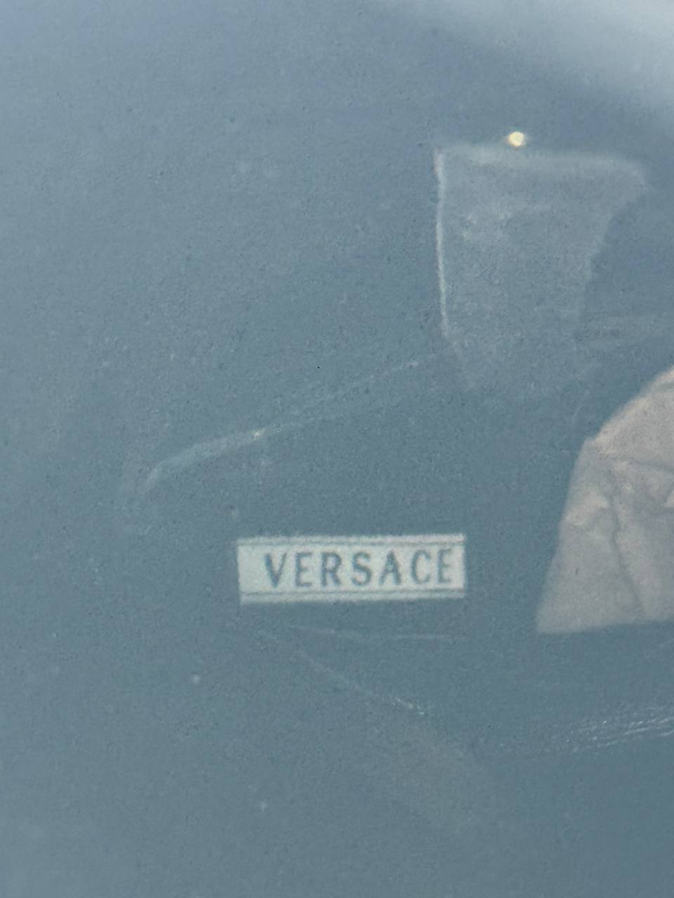 Versace Vintage Leather & Fur Boots 37/37.5