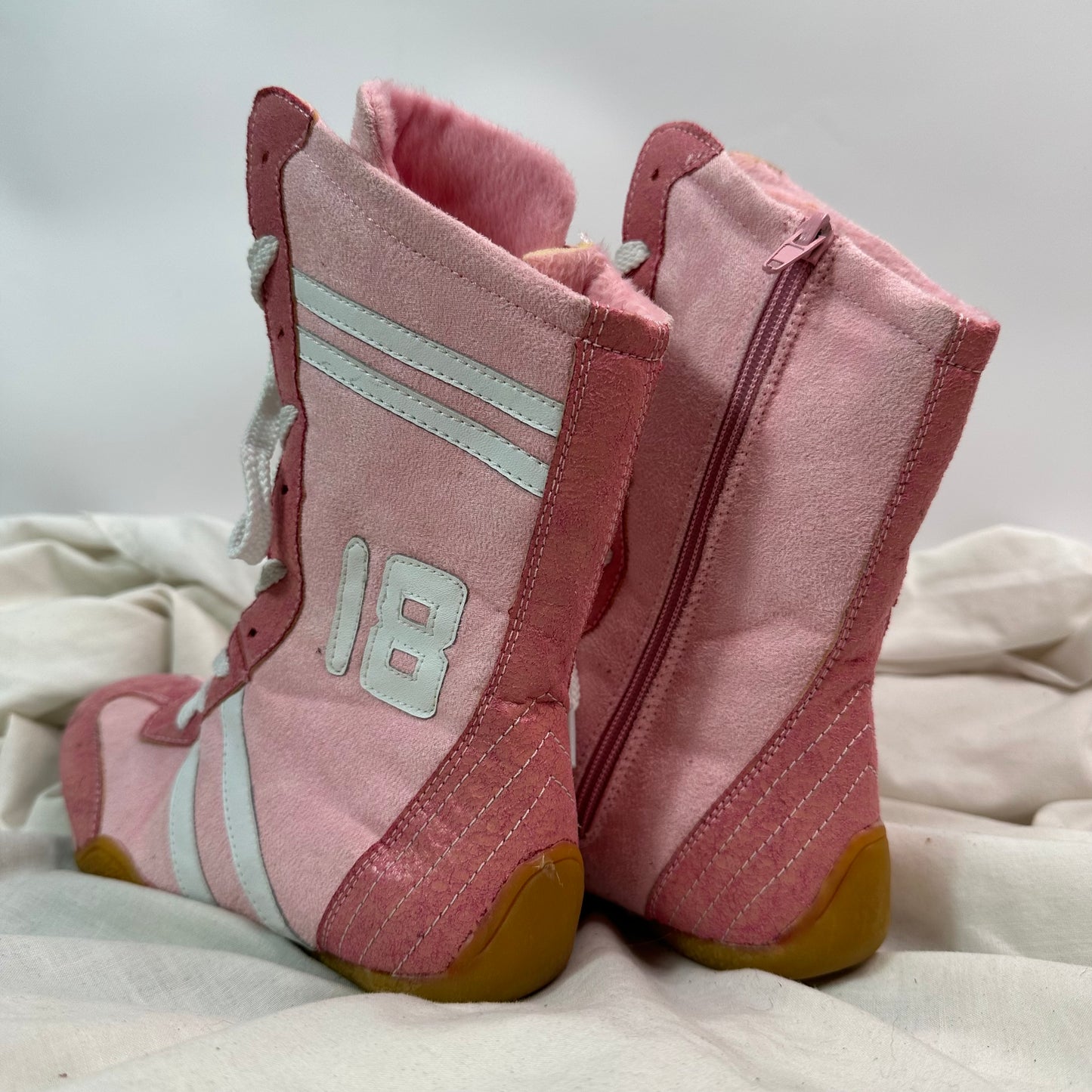 Vintage Deadstock Pink Boxing Boots