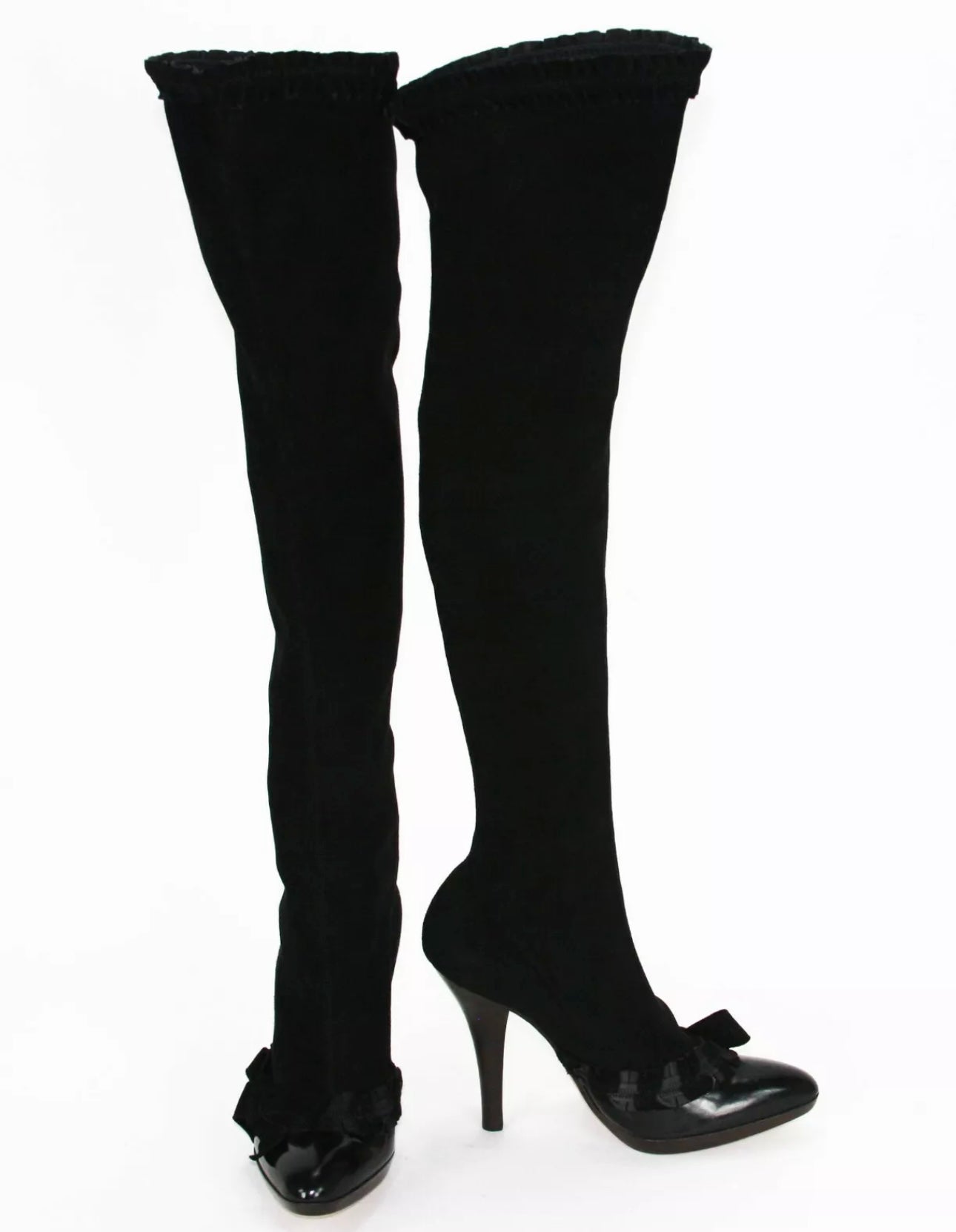 Tom Ford for Yves Saint Laurent F/W 2001 AD Campaign Over Knee Boots 39 & 41