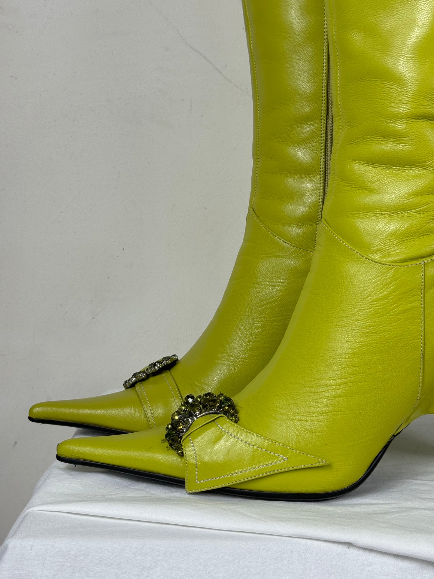 Vintage Italian Leather Boots (brat!) 39/40