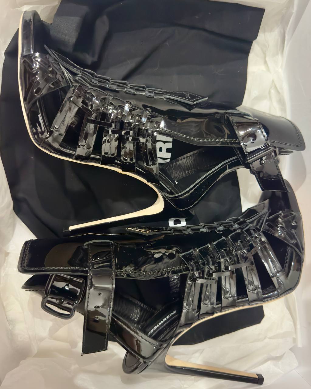 Dsquared Gladiator Heels - new with box 38
