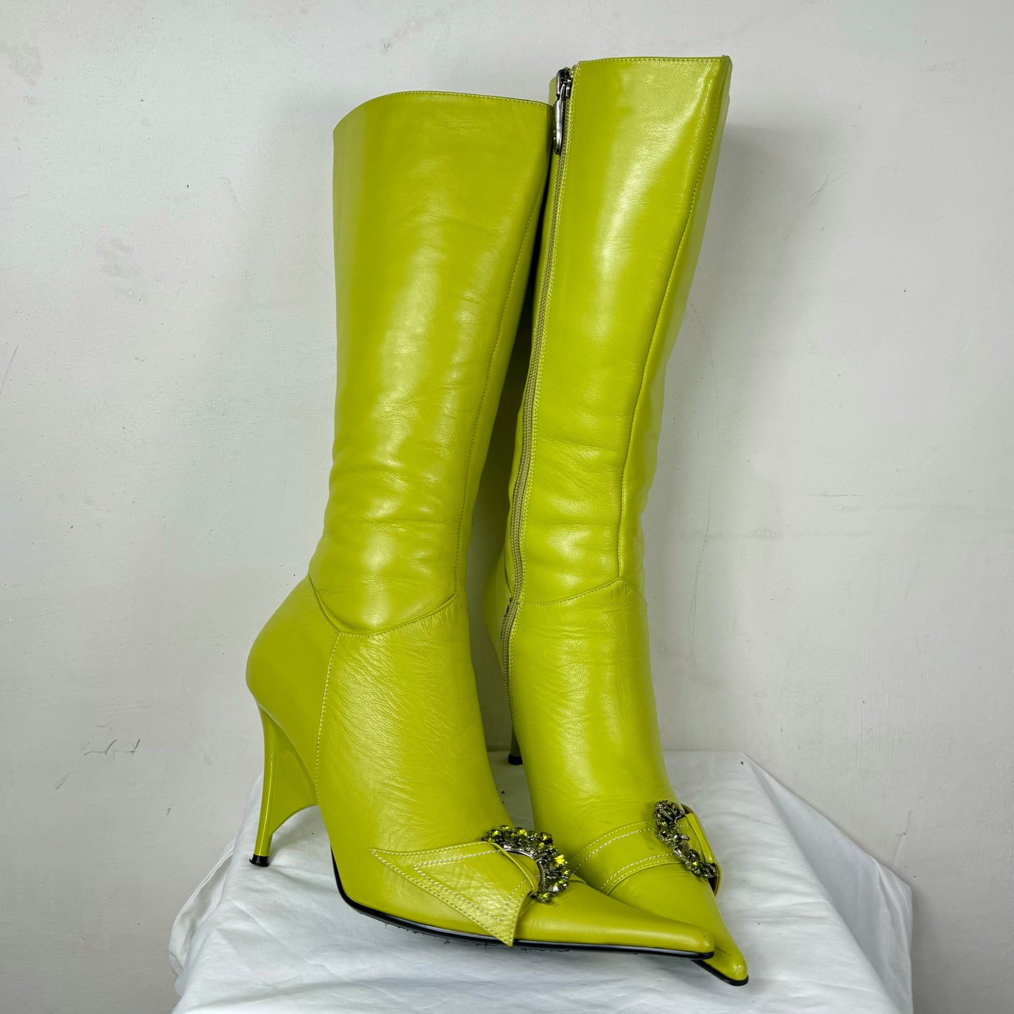 Vintage Italian Leather Boots (brat!) 39/40