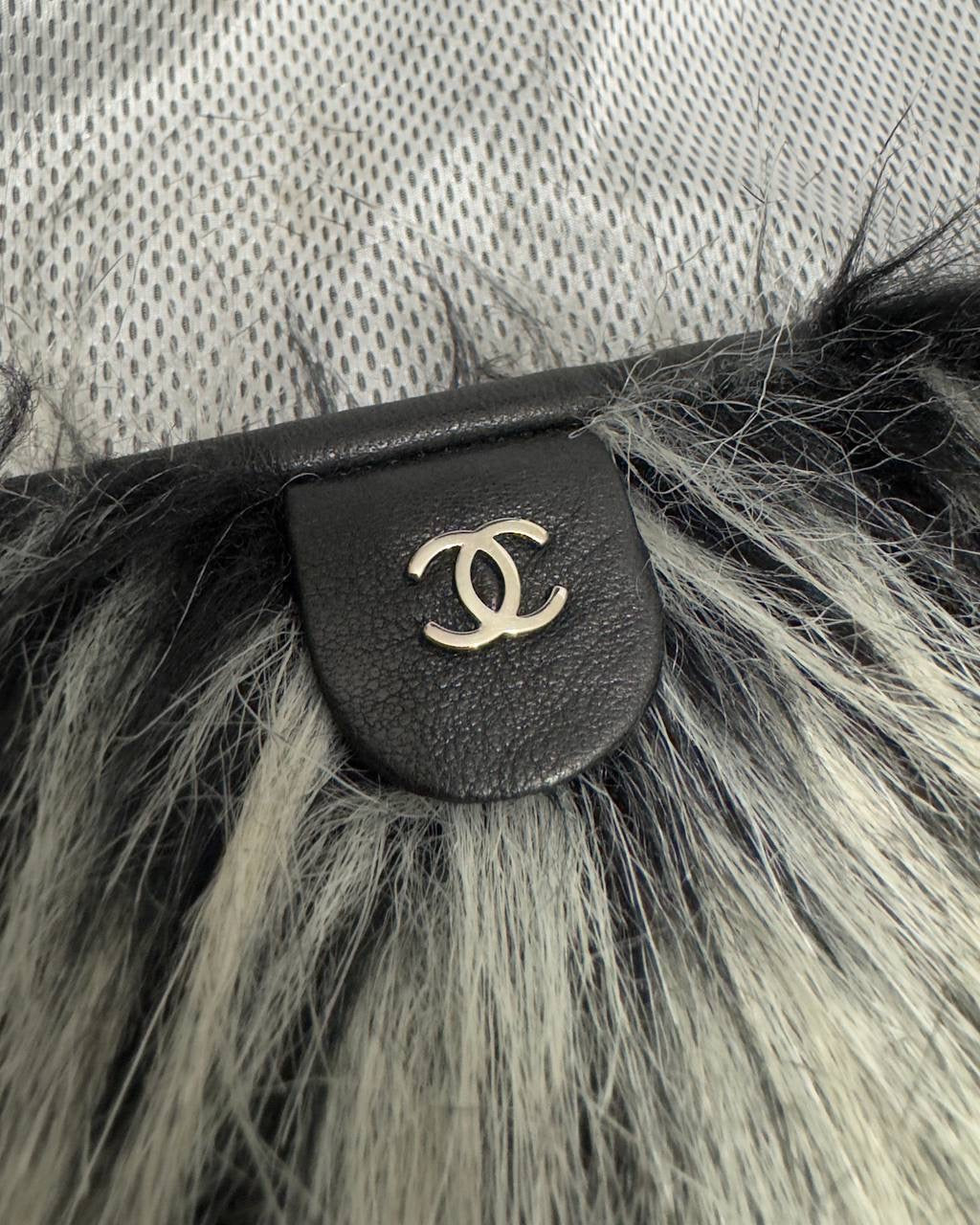 Chanel Fall 2010 Runway Faux Fur Fantasy Yeti Boots Icicle Heels — 40