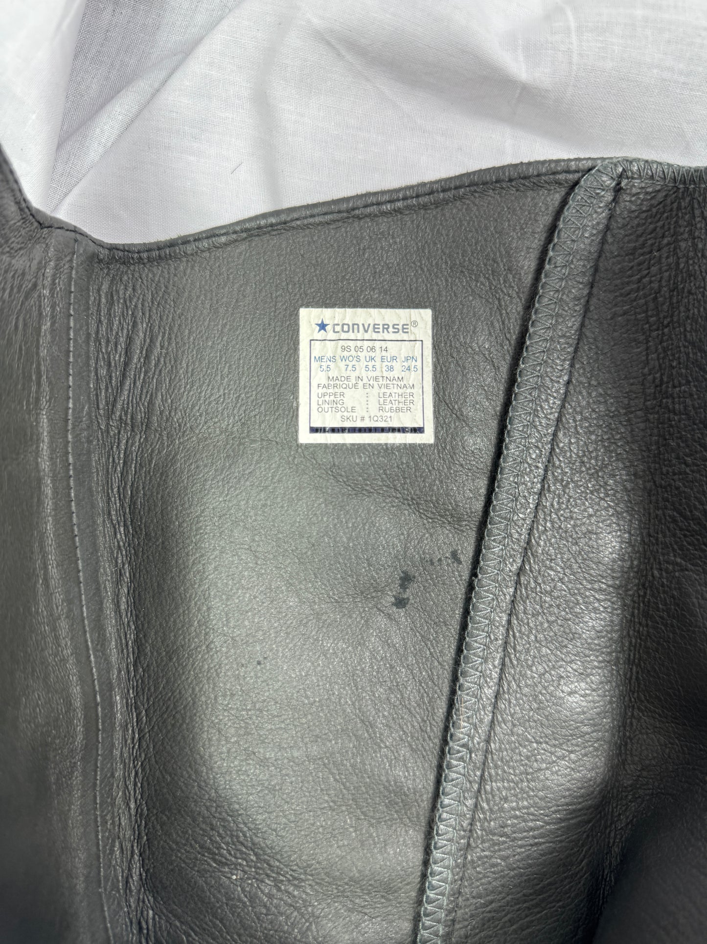 Converse Vintage Buckle Leather Boots 37/38