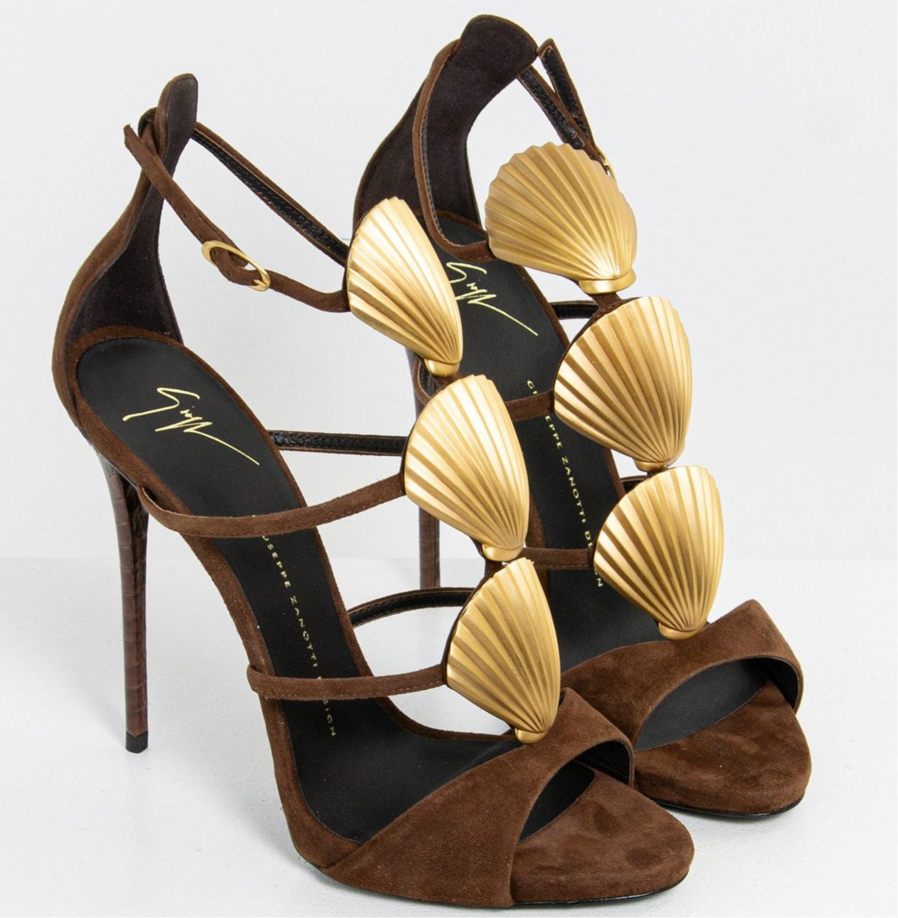 Giuseppe Zanotti サンダル 36 Giuseppe Zanotti Seashell Heels — 36 – darina`s garms