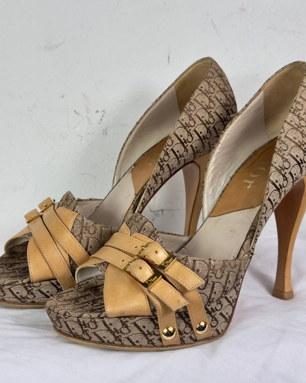 Dior Diorissimo Vintage Monogramme Heels — 39
