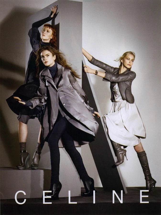 Celine FW 2008 Runway Leather Moto Boots — 37/37.5