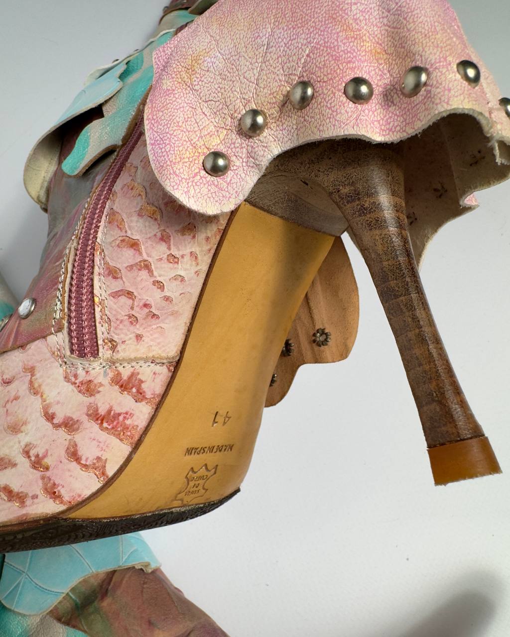 El Dantes Rare Vintage Exotic Leather Boots — 40/41