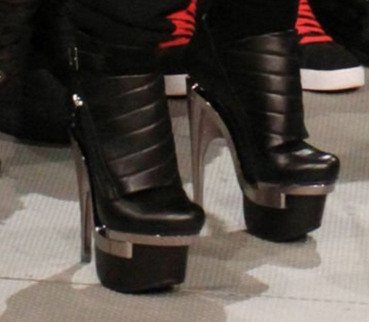 Versace 2010 Triple Platform Booties — 38/38.5