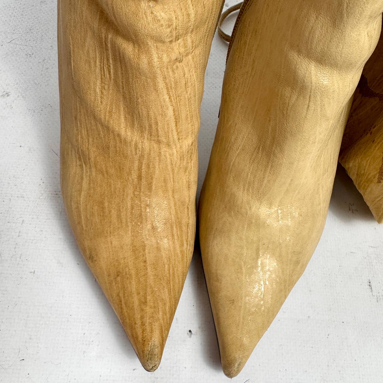 Vintage Italian Leather Boots — 36.5/37.5