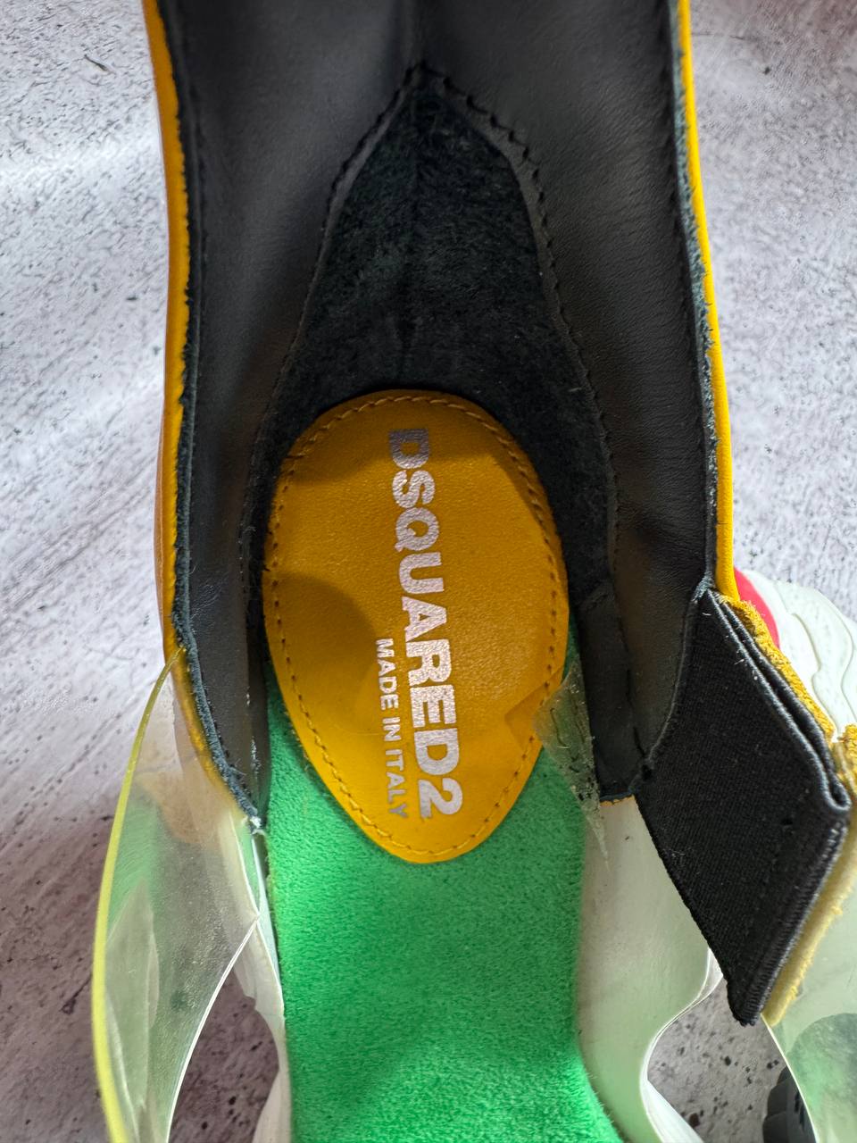 Dsquared2 ‘The Giant Sandal’ 2019 Runway Wedge Heels