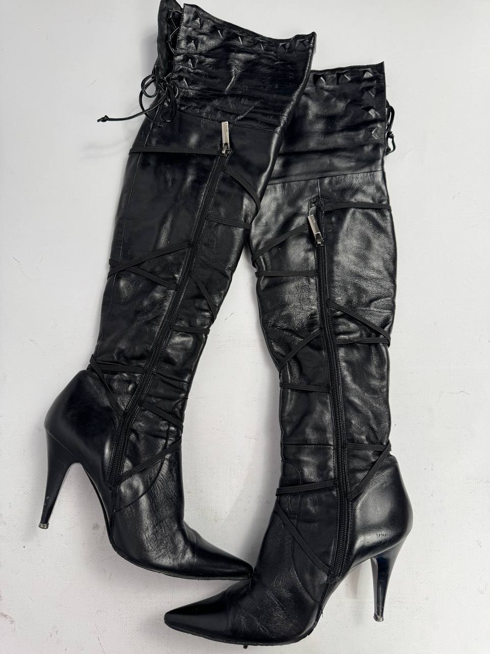 Vintage Italian Leather Boots — 37/38