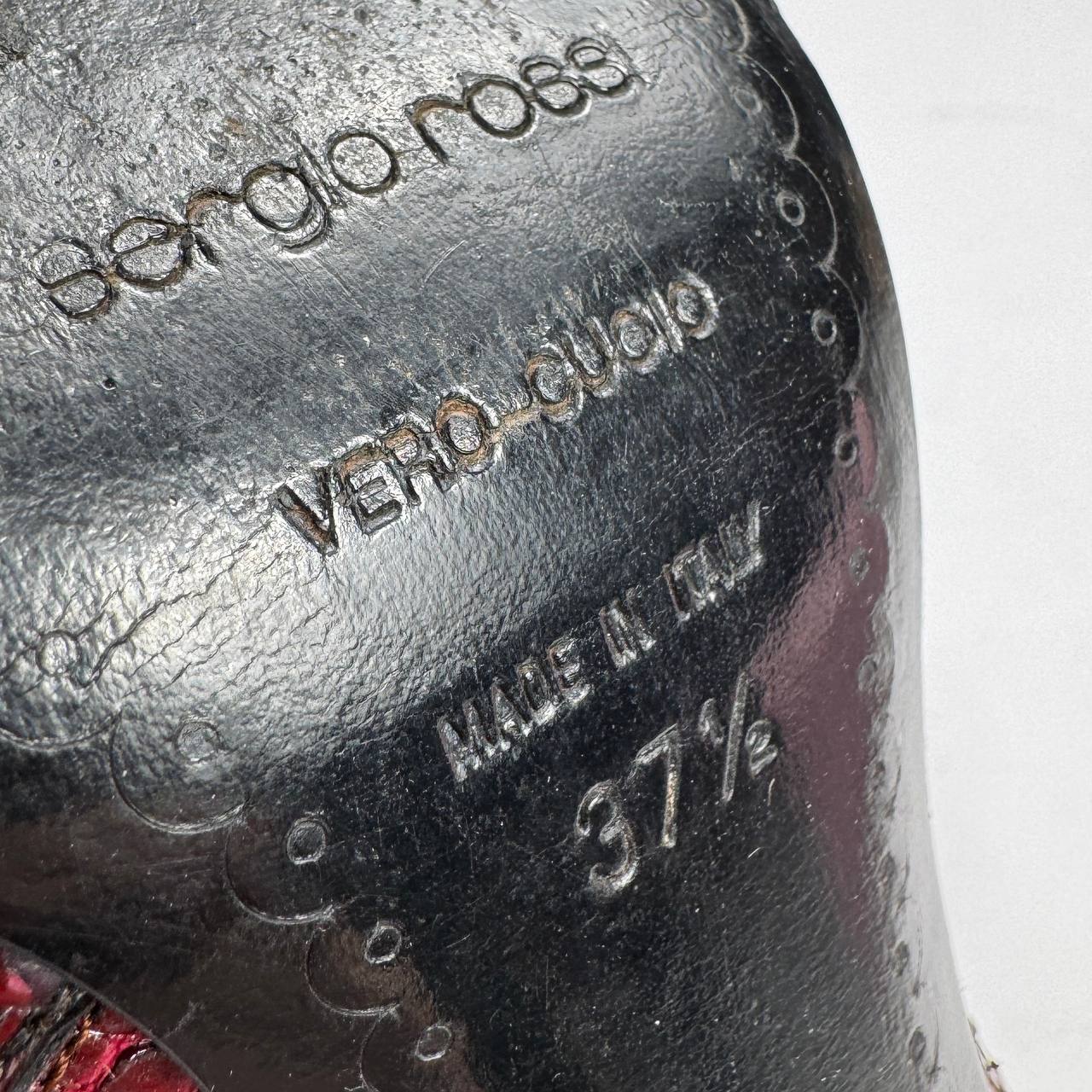 Sergio Rossi Vintage Python Boots — 37.5/38