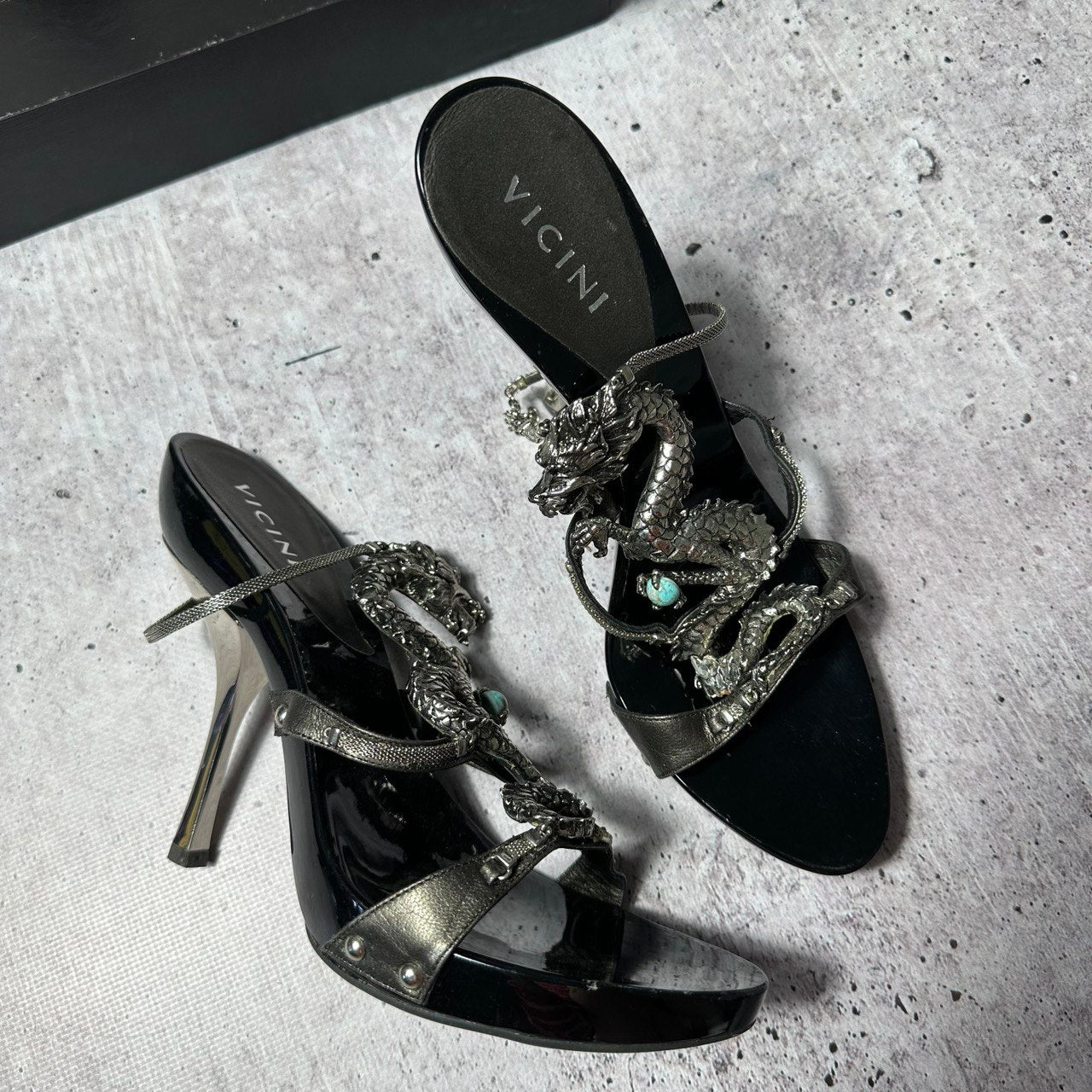 Vicini Giuseppe Zanotti RARE Dragon Heels 38/39