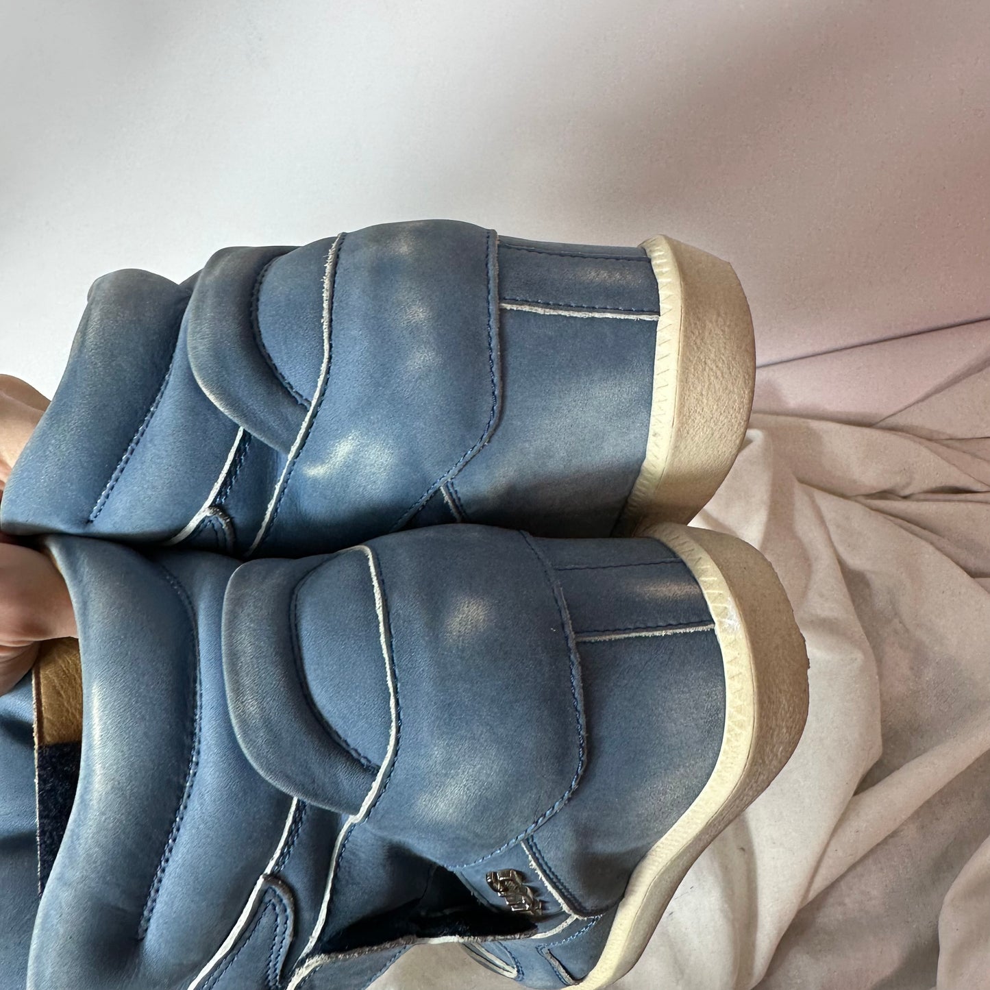 Paciotti Italian Wedge Sneakers 36/37