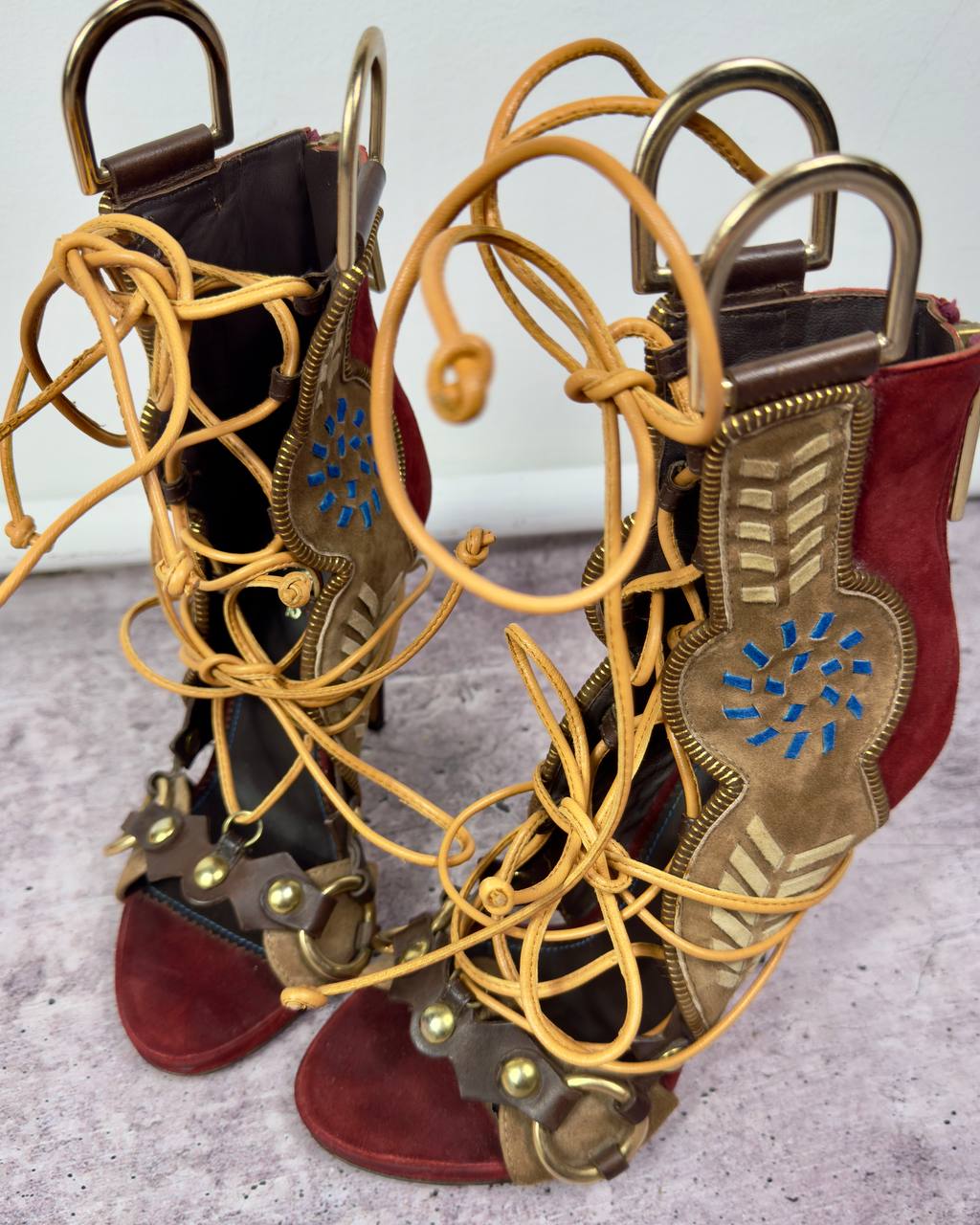 Dsquared2 Gladiator Heels 38/38.5