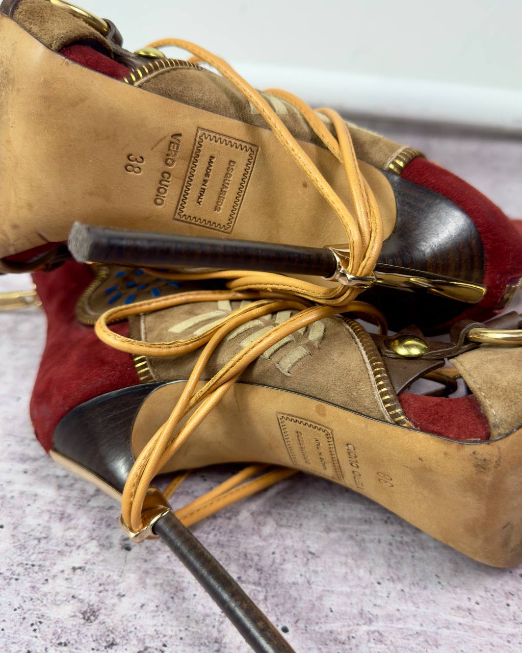 Dsquared2 Gladiator Heels 38/38.5