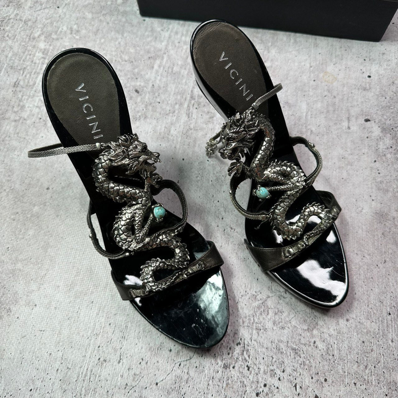 Vicini Giuseppe Zanotti RARE Dragon Heels 38/39