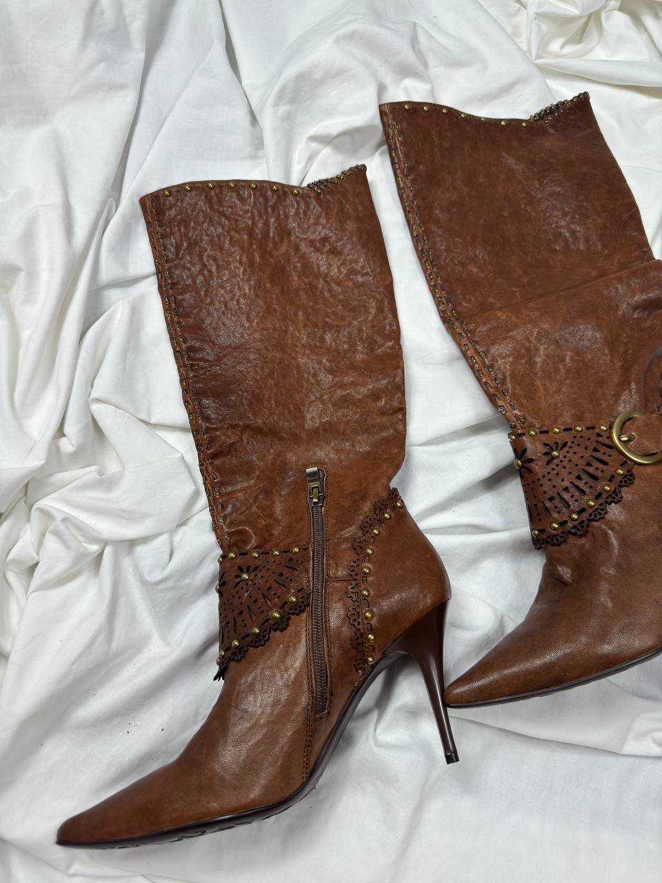 Vintage Leather Boots 38