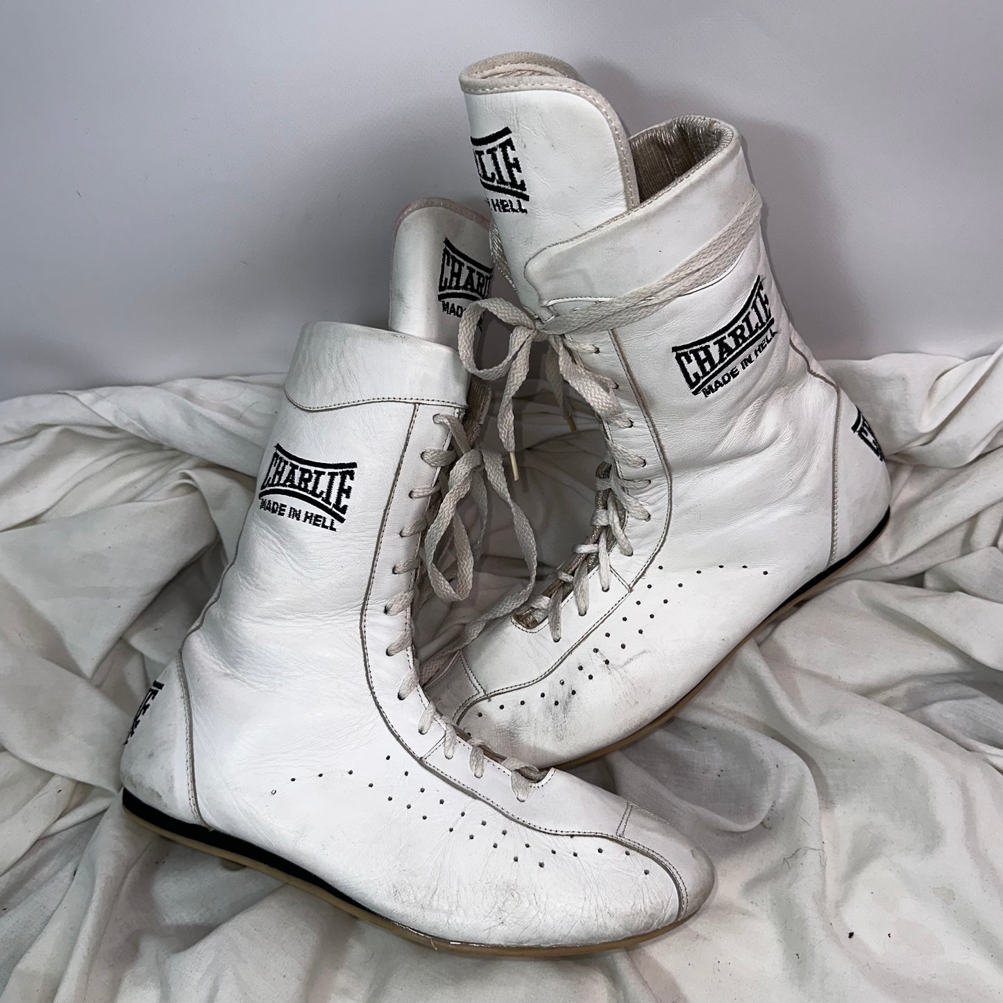 RARE Everlast Charlie in Hell Vintage Boxing Boots