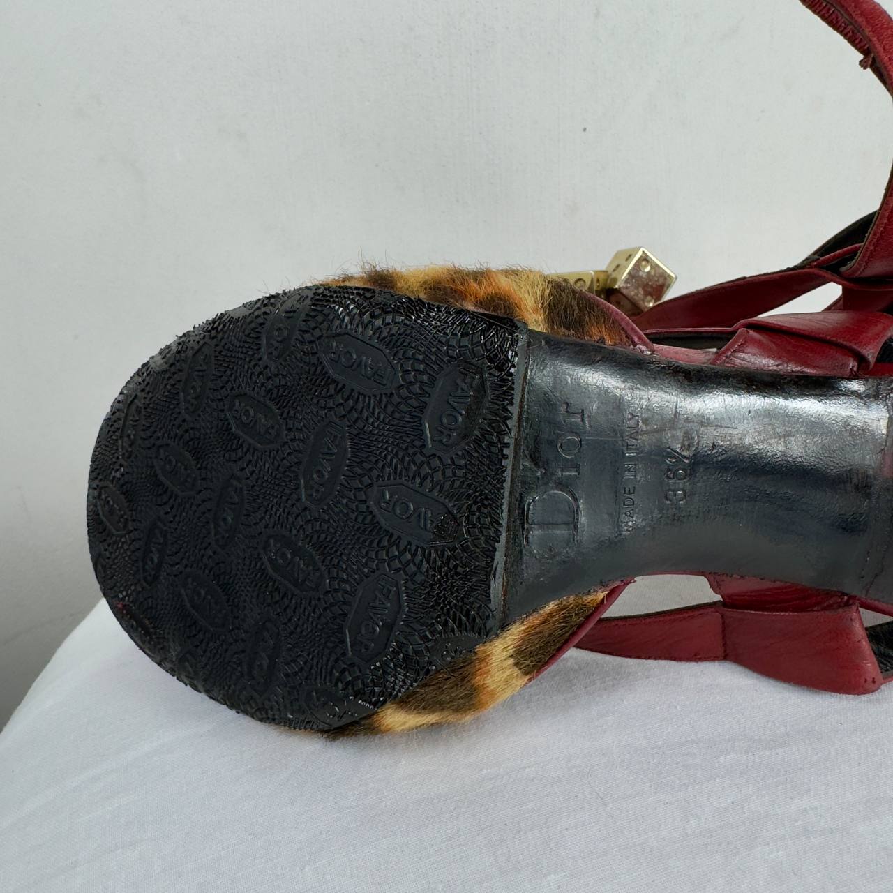 Christian Dior by Galliano F/W 2004 The Gambler Cheetah Heels 36/37