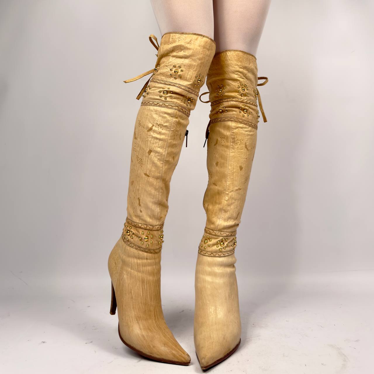 Vintage Italian Leather Boots — 36.5/37.5