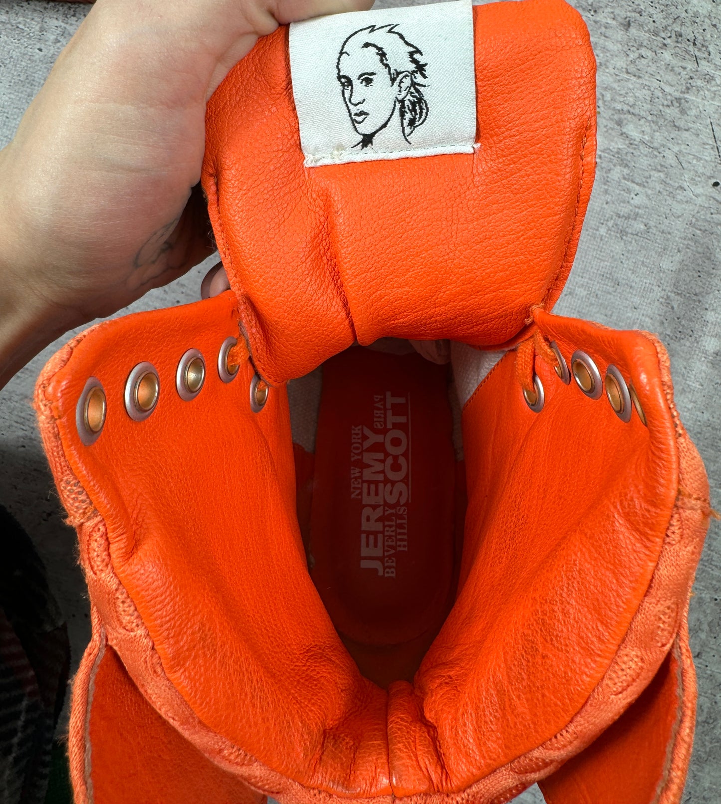 Adidas x Jeremy Scott Angel Reflective Wings Wedge Sneakers 38/38.5