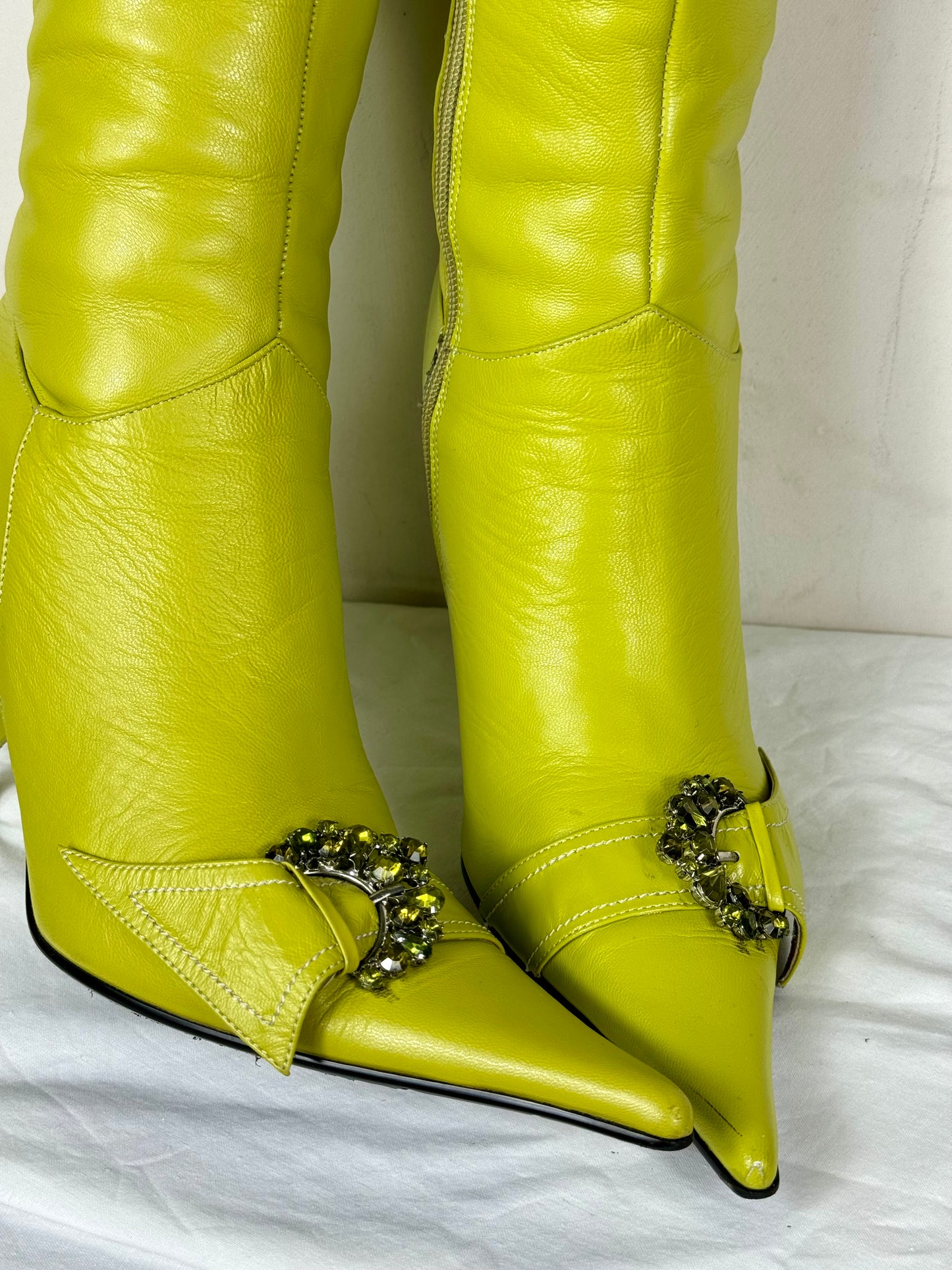 Vintage Italian Leather Boots (brat!) 39/40