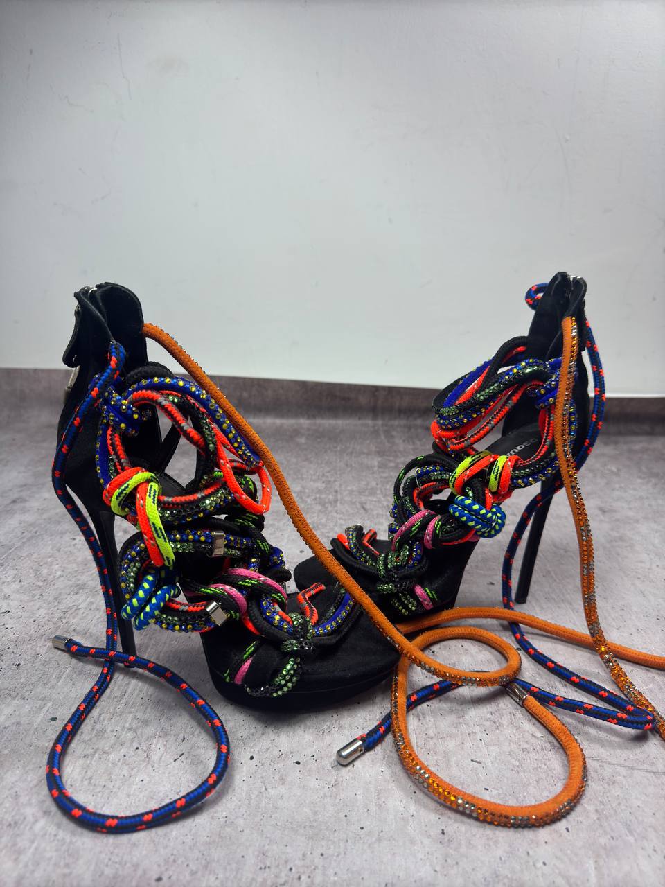 Dsquared S/S2016 Ariel Rope Heels 38