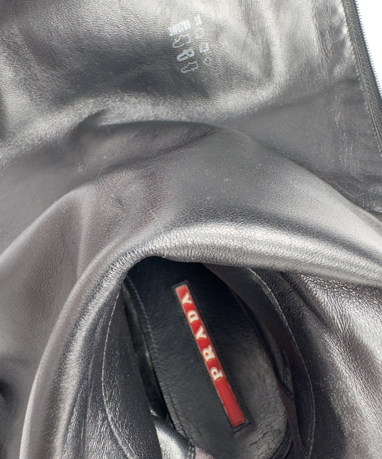 Prada AW99 Vintage Linea Rossa Leather Sport Boots 38.5/39.5