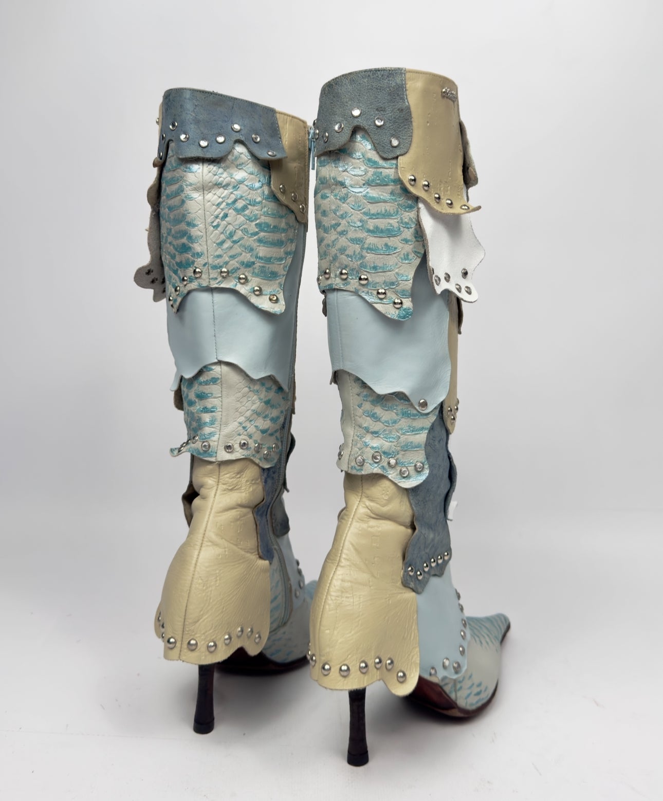 El Dante’s Rare Vintage Exotic Leather Boots — 37