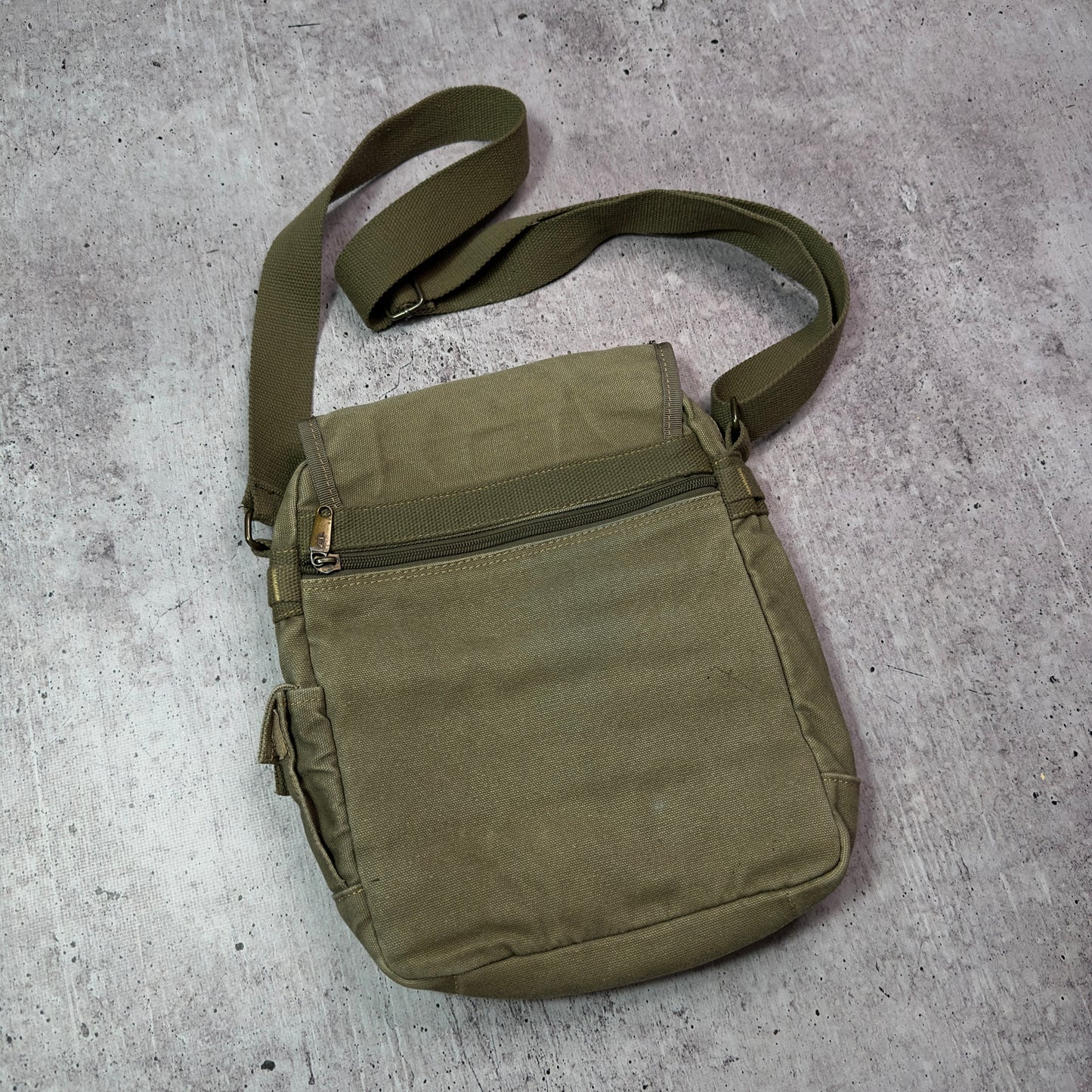 Diesel Vintage Khaki Crossbody Bag