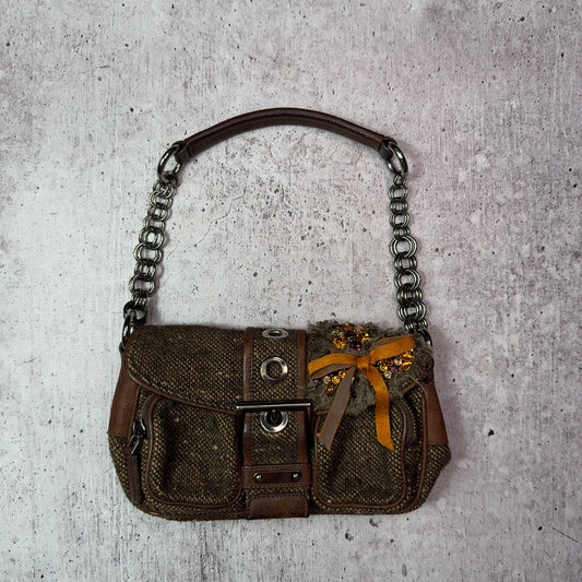 Prada Vintage Tweed Mini Bag