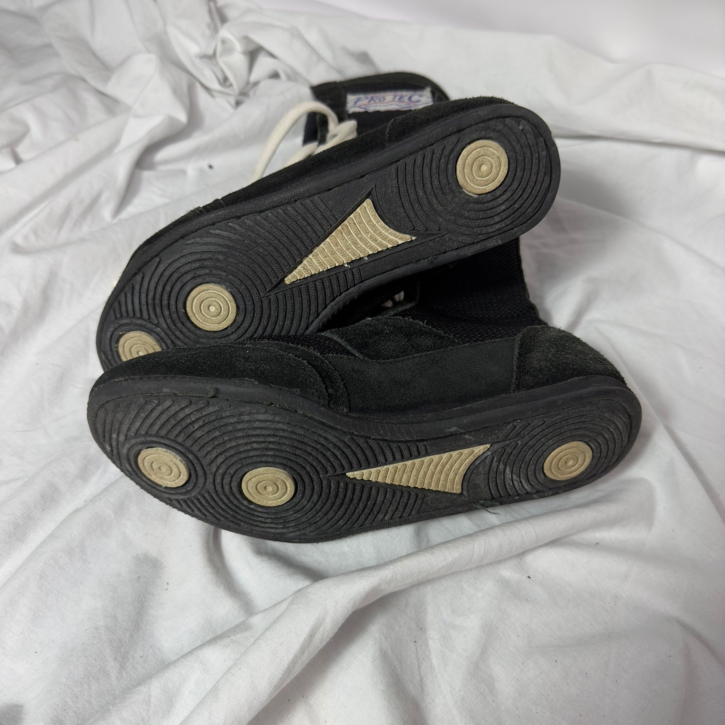 Vintage Boxing Wrestling lace up boots