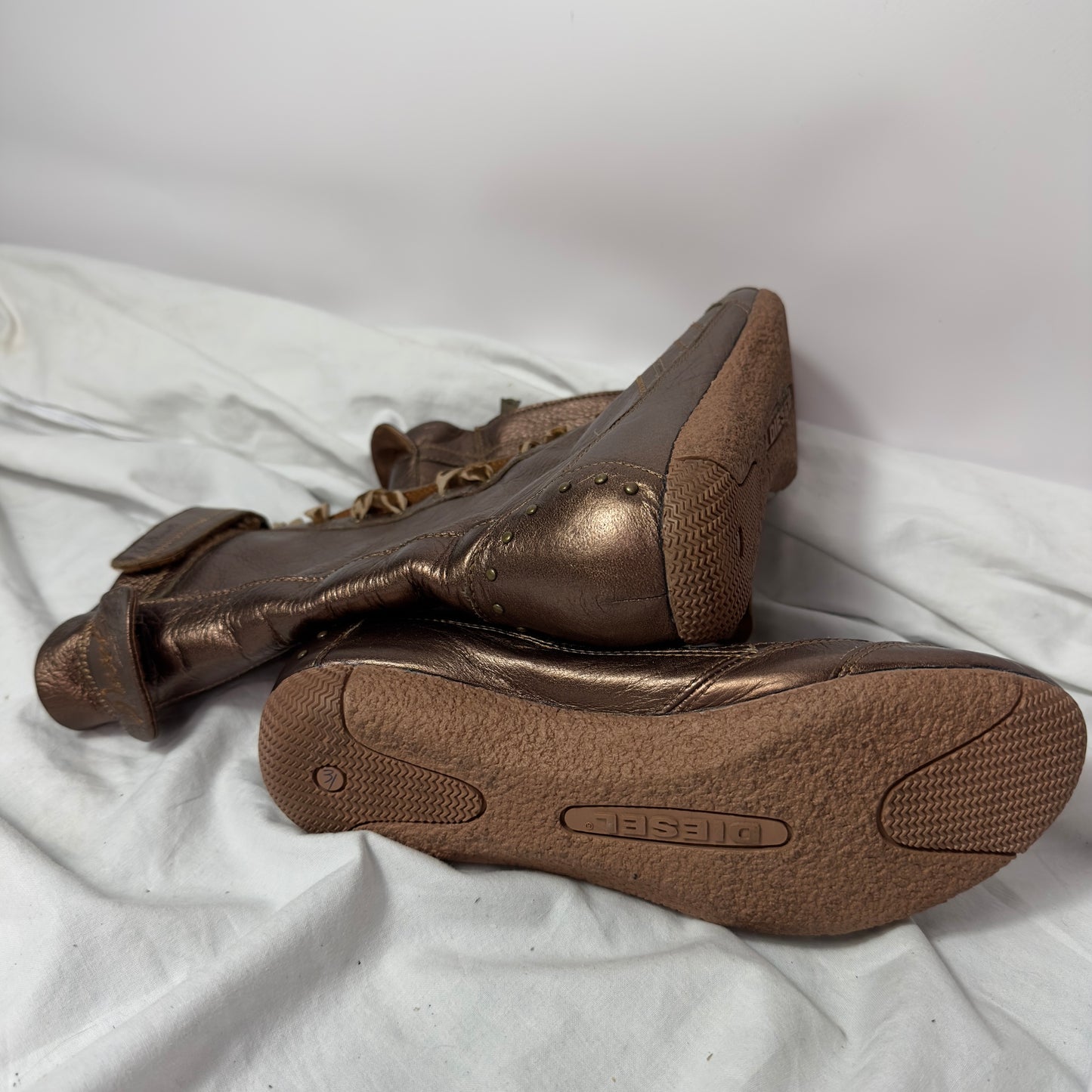 Diesel Vintage Boxing Lace up Boots