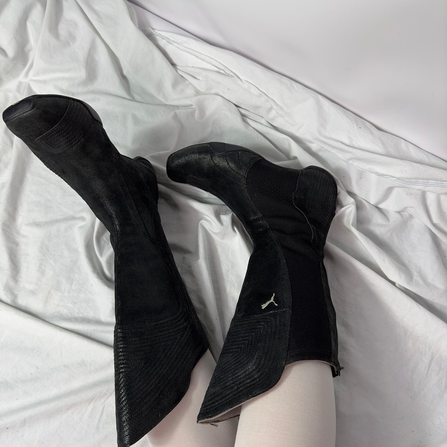 Puma Vintage Moto Biker Boots