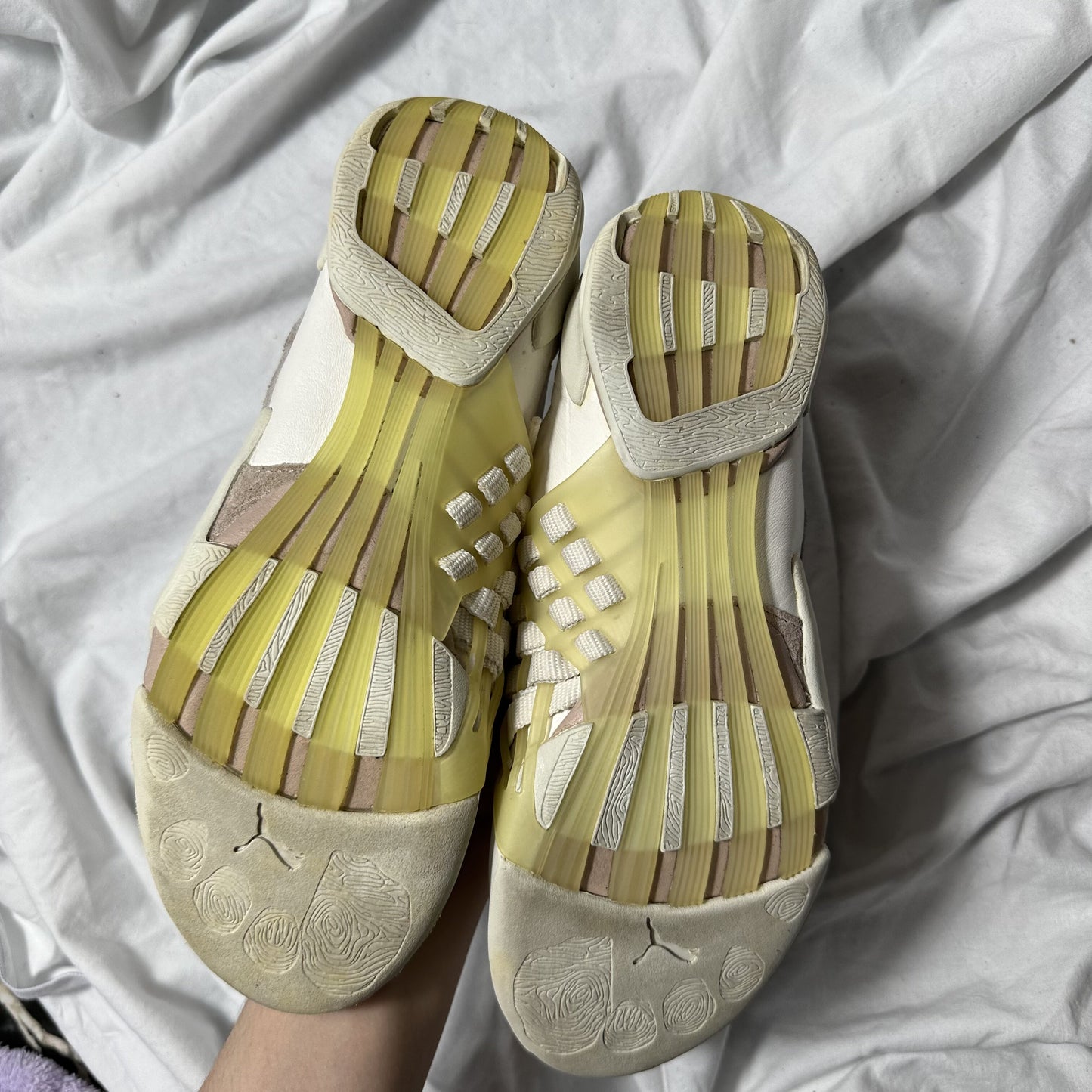 Puma x Alexander Mcqueen anatomical veins trainers