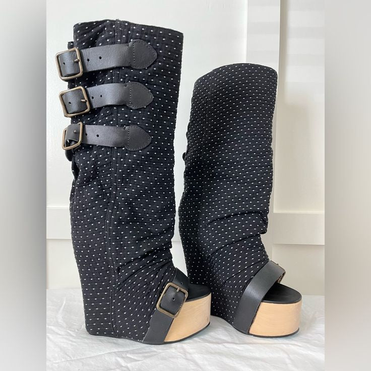 Irregular Choice Mo Money Mo Heel Boots — 39/40
