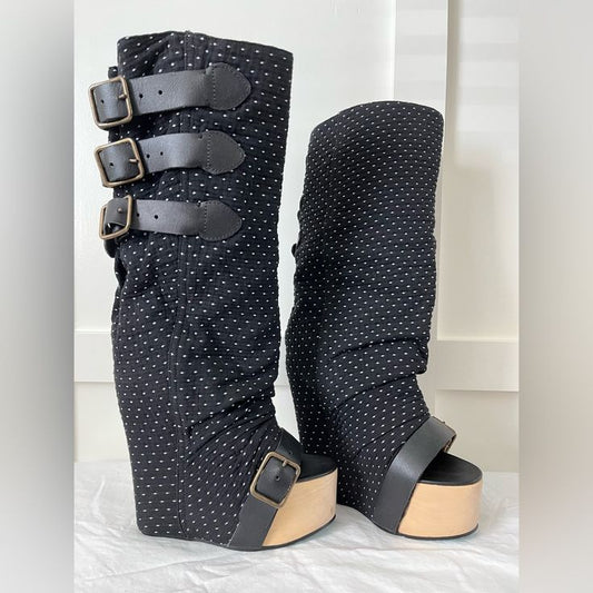Irregular Choice Mo Money Mo Heel Boots — 39/40