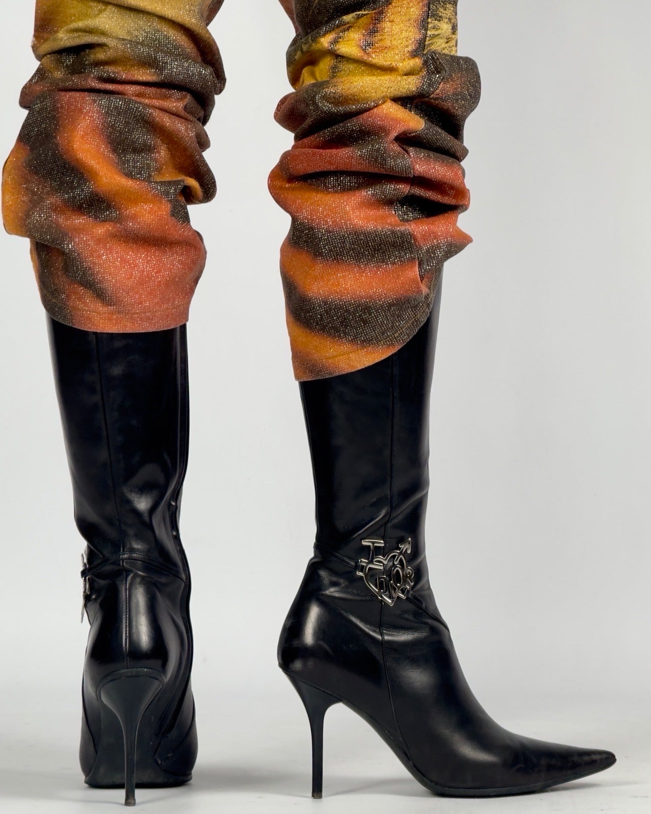 Dior by Galliano FW04 Vintage Leather Boots — 38