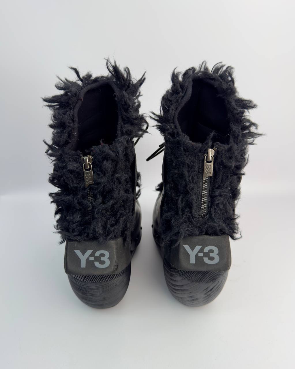 Adidas x Yohji Yamamoto Wedge Faux Fur Boots — 39/39.5