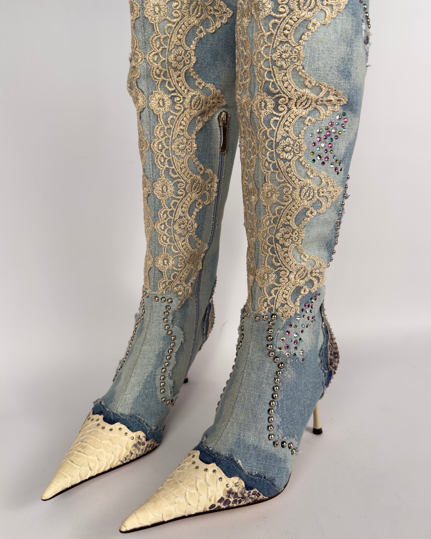 El Dante’s Couture Vintage Boots — 38