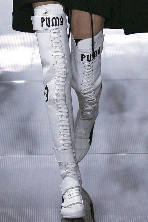 Puma Fenty Runway Thigh High Boxing Boots 36/37