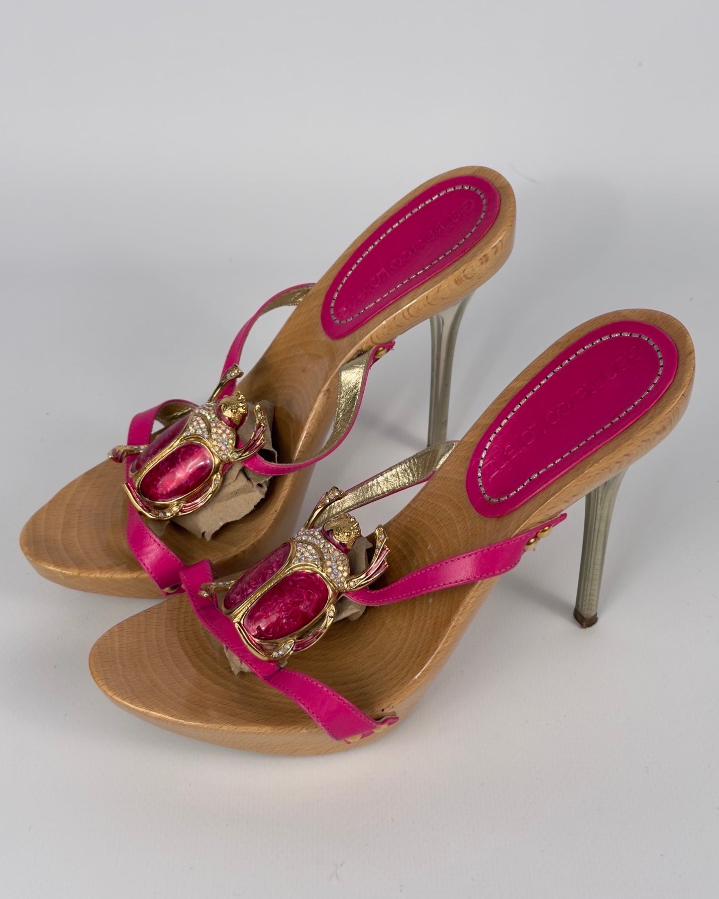 Gianmarco Lorenzi Vintage Beetle Heels — 39