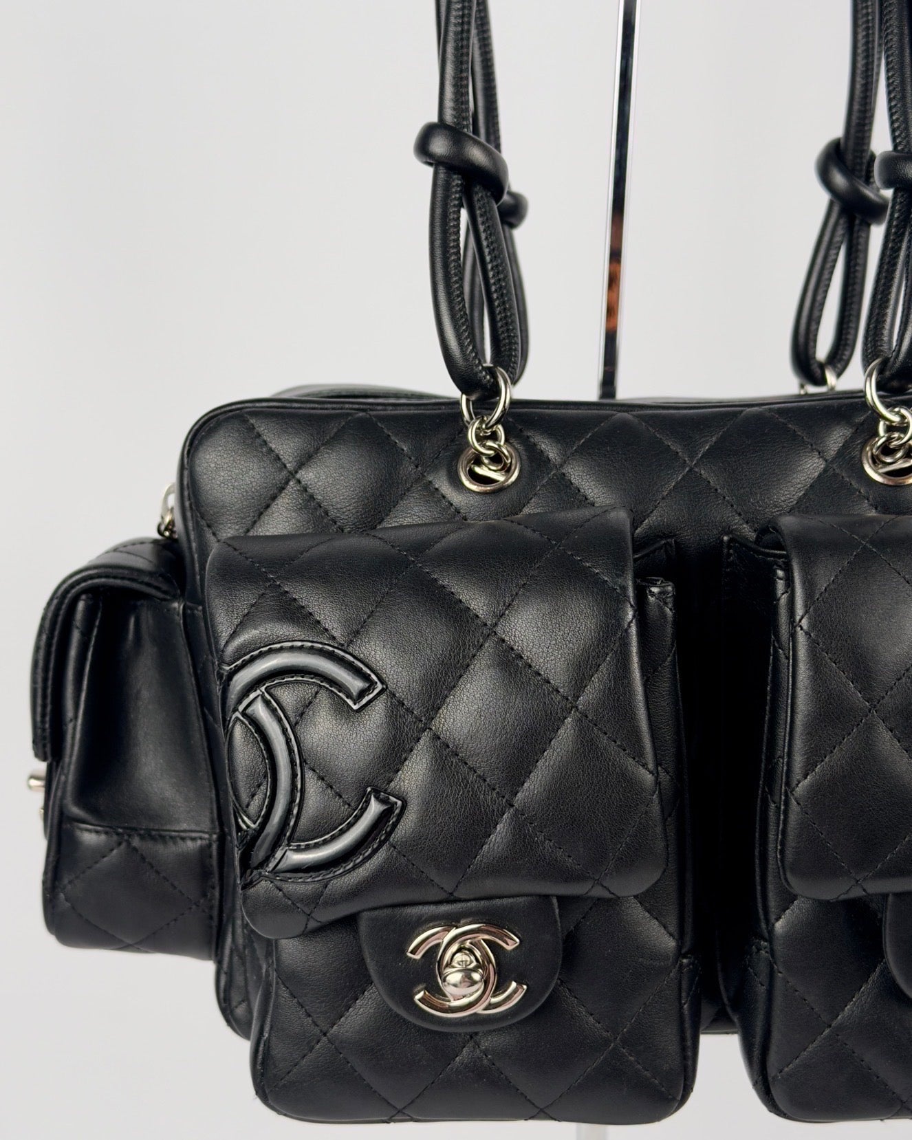 Chanel Cambon 2005 Multipocket Reporter Vintage Bag