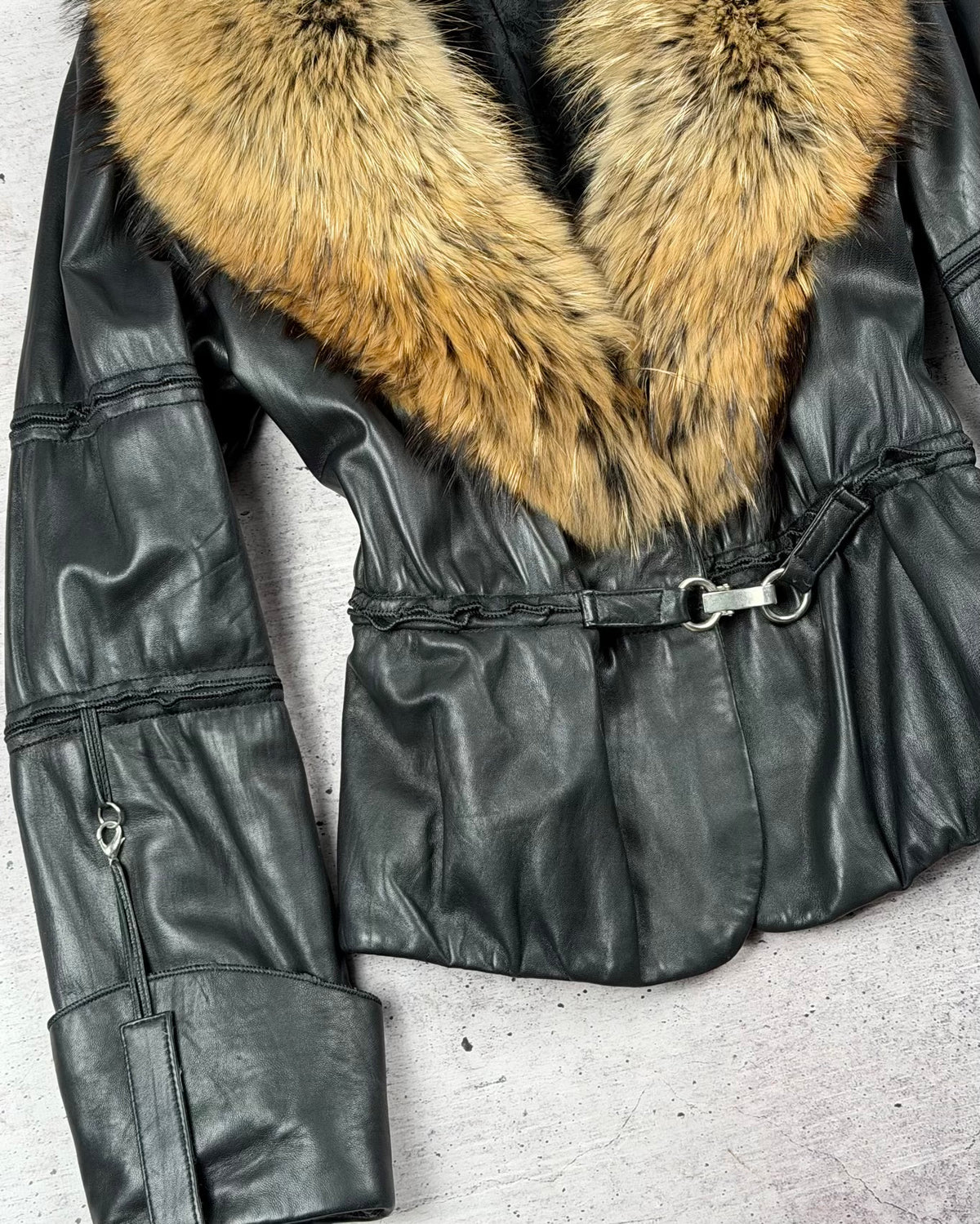 Vintage Leather Jacket — S/M